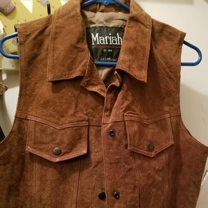 New Suede Leather  Blazer